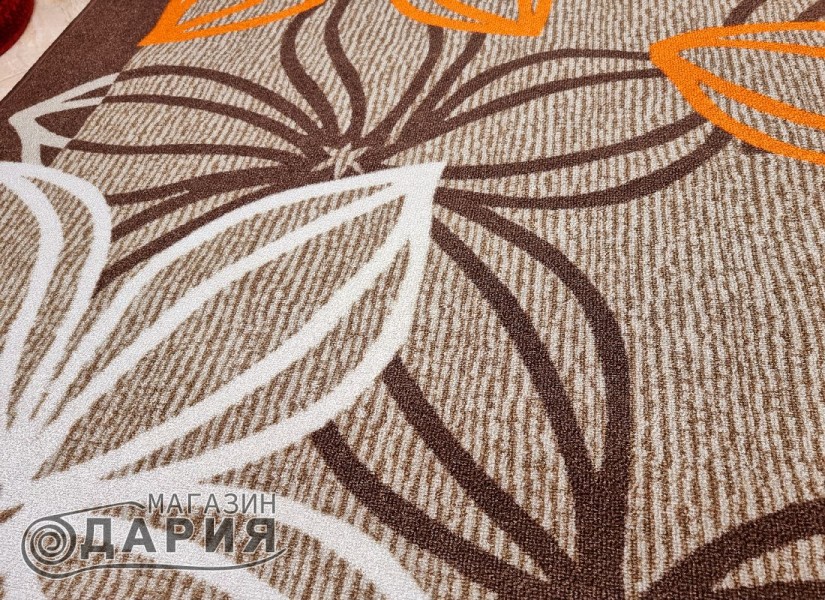 Мокетен килим ERIKA 8013 beige/orange